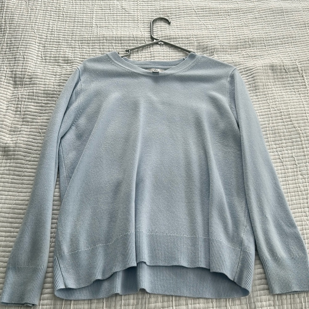 Periwinkle sweater, size petite large Croft & Barrow